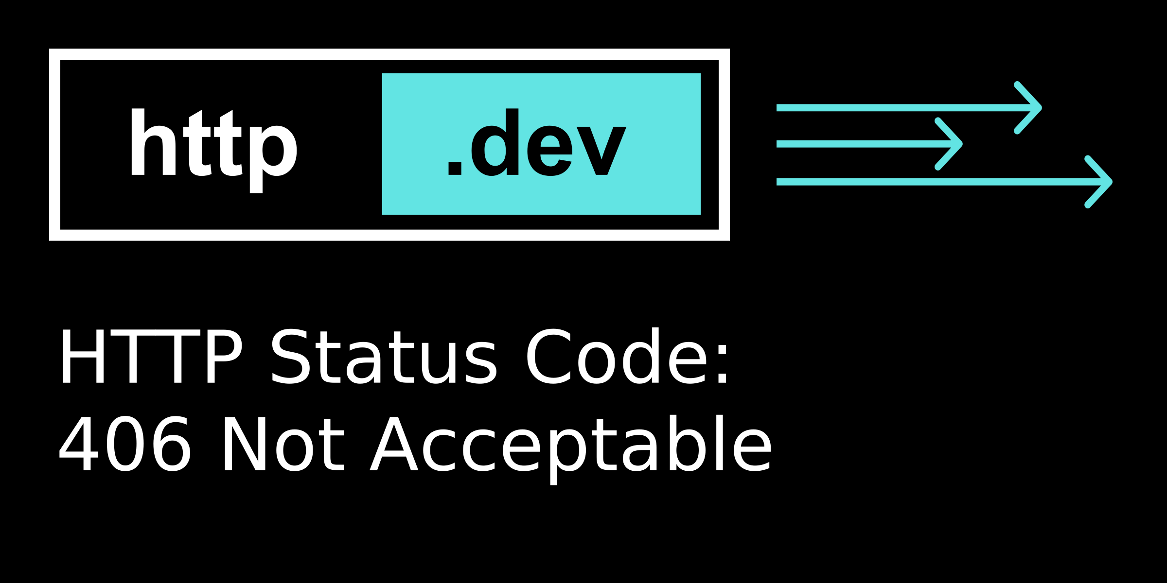 Http Status Not My Problem 406 Not Acceptable - HTTP status code explained