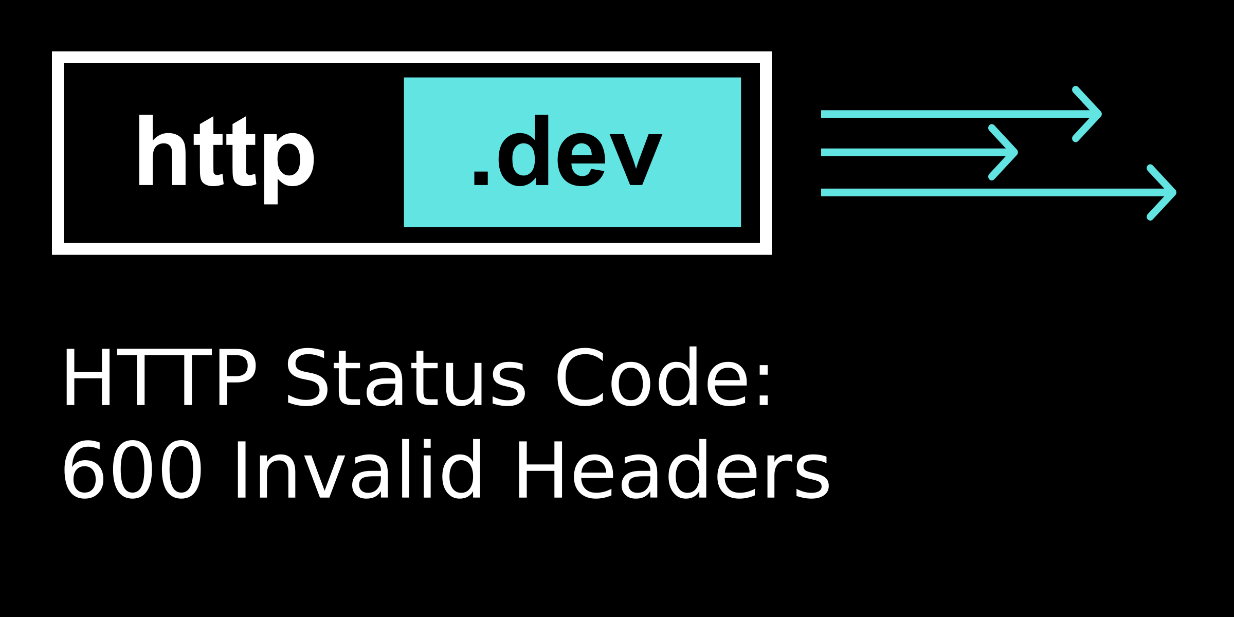 600 Invalid Headers - HTTP status code explained